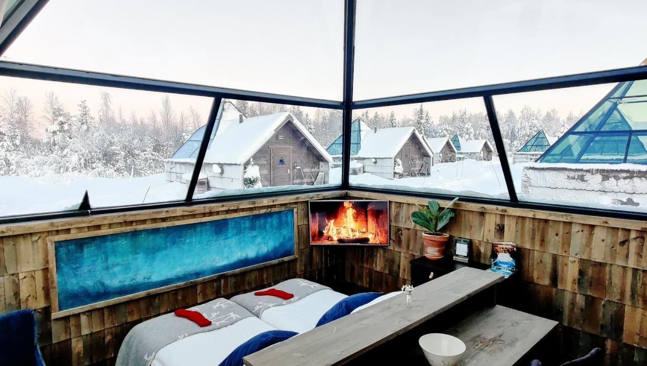 Aurora Pyramid Glass Igloos Конгас Экстерьер фото