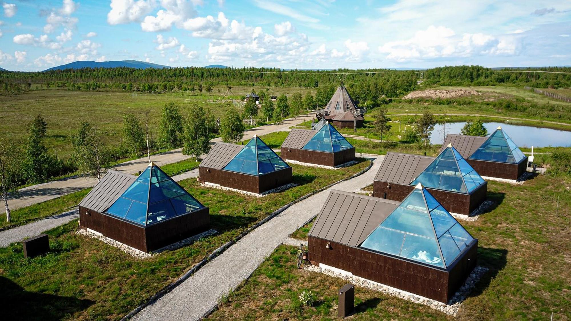 Aurora Pyramid Glass Igloos Конгас Экстерьер фото